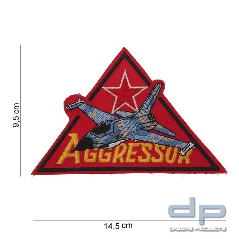 Emblem Stoff Aggressor