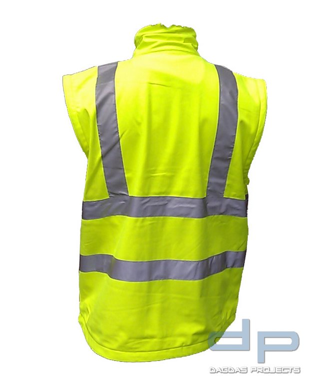 Warnschutz Polizei Softshell Jacke LOGAN 2 in 1
