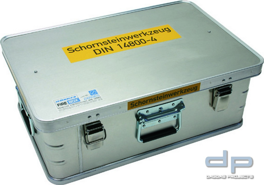 Dönges Schornsteinfegerkasten DIN 14800-SSWK, mit 20 m Kette, 400 x 300 x 220 mm