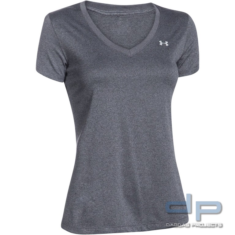 UNDER ARMOUR DAMEN TECH TWIST V-NECK T-SHIRT