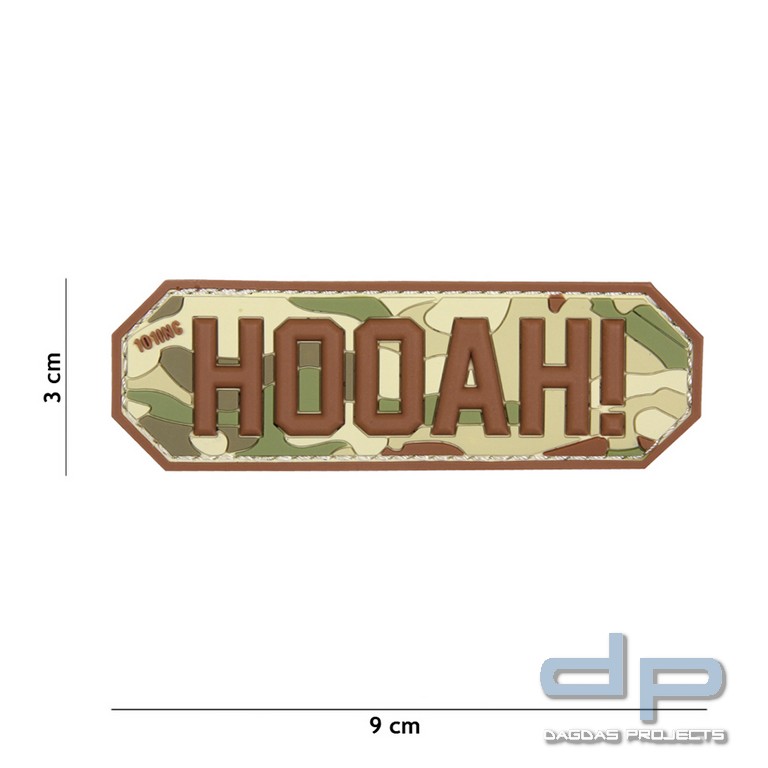 Emblem 3D PVC HOOAH! Multi