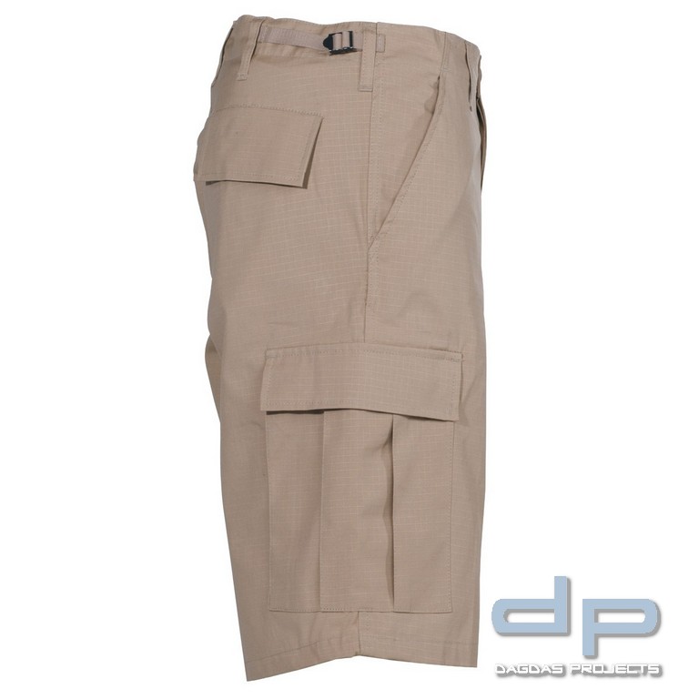 US BDU Bermuda, Rip Stop, khaki Größe: L