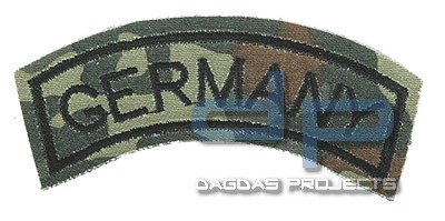 BW Armabzeichen 'Germany' Flecktarn Klein