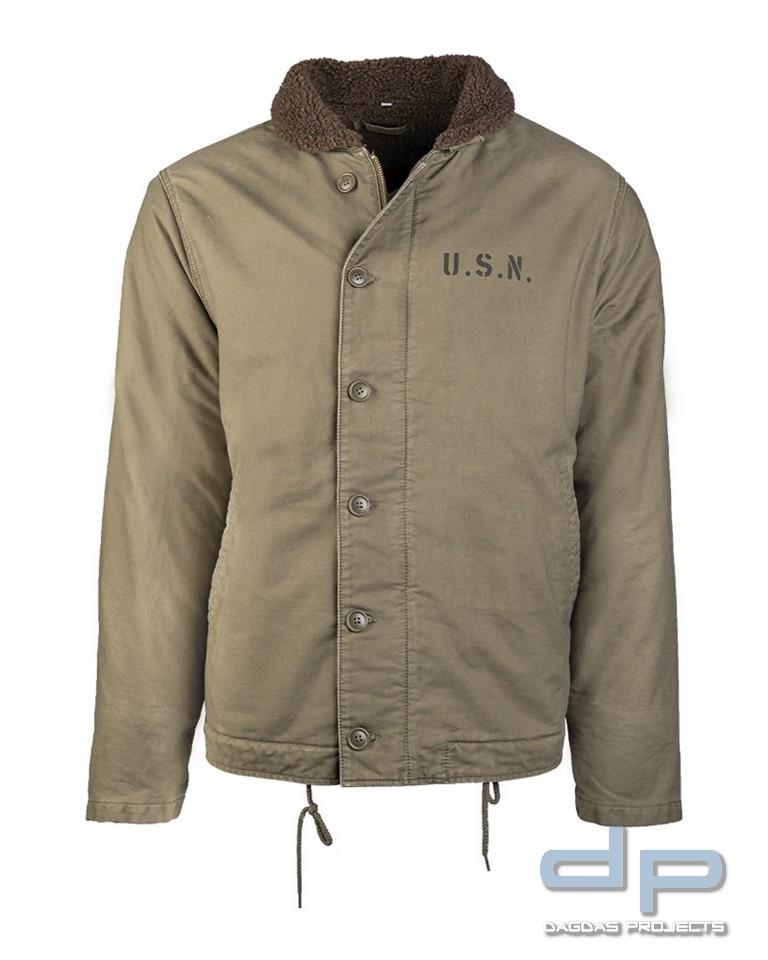 US NAVY DECK JACKET N-1 OLIV