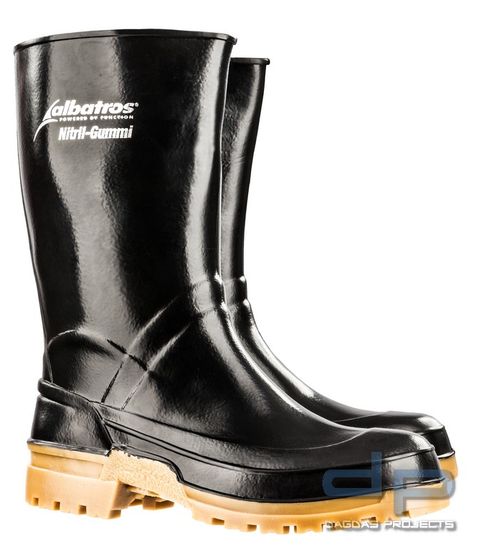 GUARDIAN MID BLACK // NITRILGUMMISTIEFE