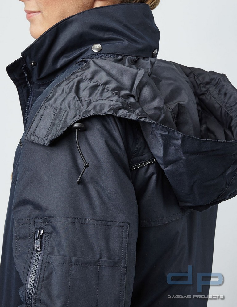 Behörden Parka für Damen mit Aufdruck nach Wunsch in reflex silber