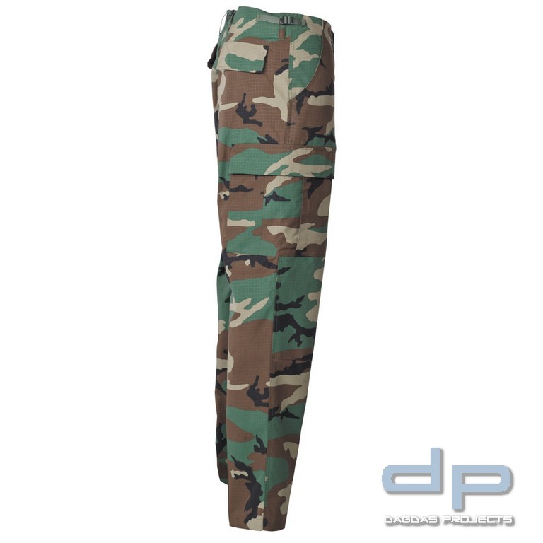 US Kampfhose, BDU, Rip Stop, woodland