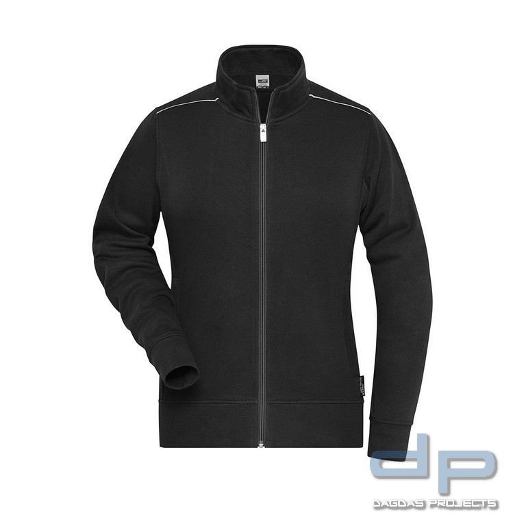Ladies Sweat Jacke dp S-Serie in verschiedenen Farben mit Wunschaufdruck
