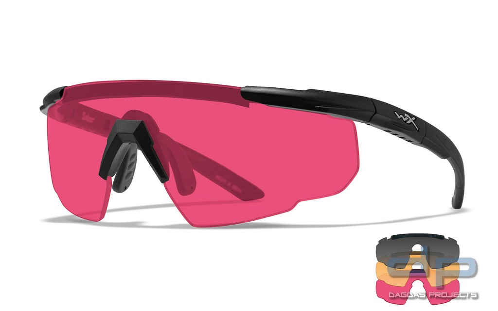WILEY X SABER ADVANCED SCHUTZBRILLE SMOKE/RUST/VERMILLION