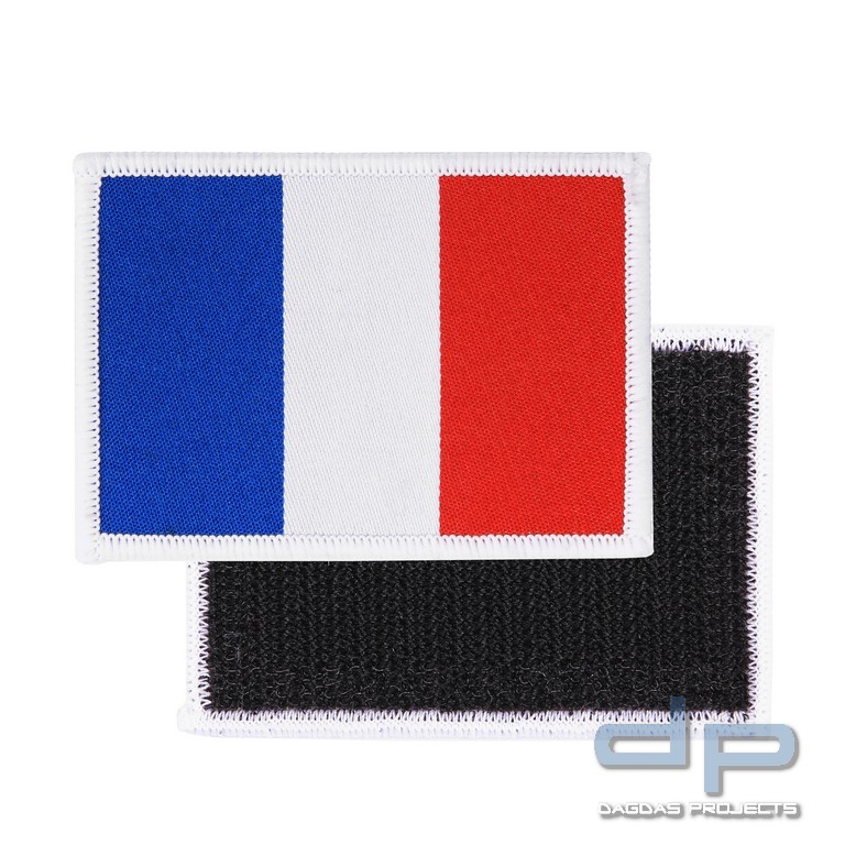 Emblem Stoff fein gewebte Flagge Frankreich