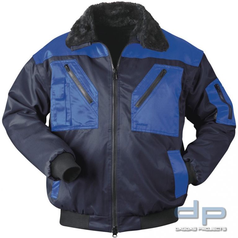NORWAY-Pilotenjacke in Marine/Royal