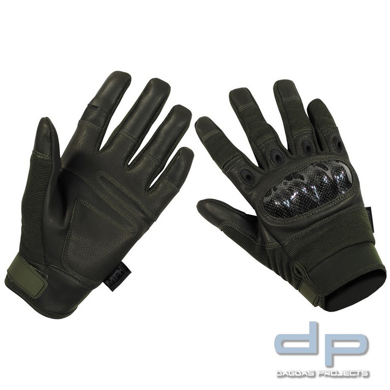 Tactical Handschuhe, "Mission" oliv