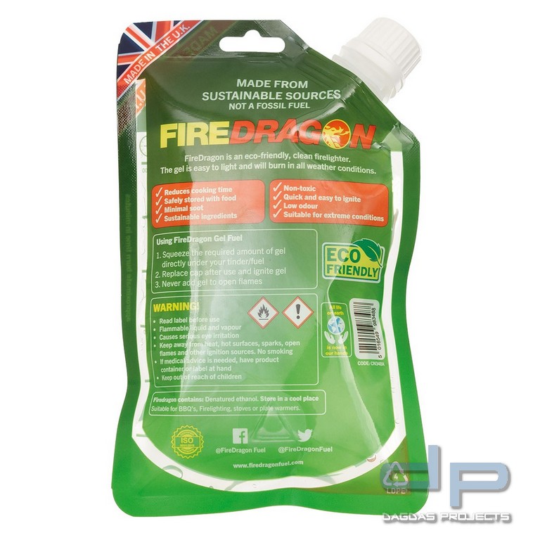FIREDRAGON Brenngel, 200 ml