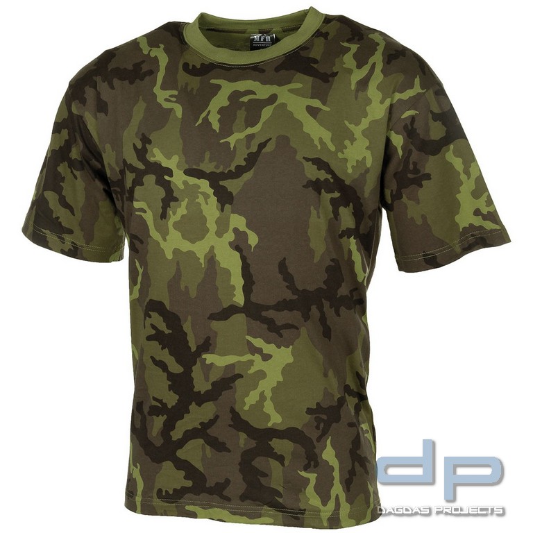 US T-Shirt, halbarm, M 95 CZ tarn, 170 g/m²
