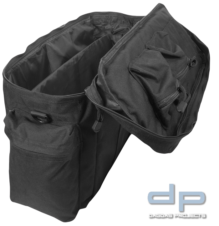 RECON PRO Polizei Einsatztasche Schwarz