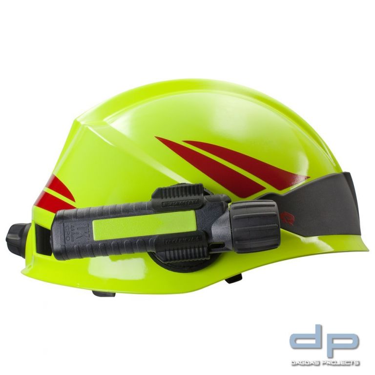 Helmhalterung, verstellbar, für Helme mit Klettadapter