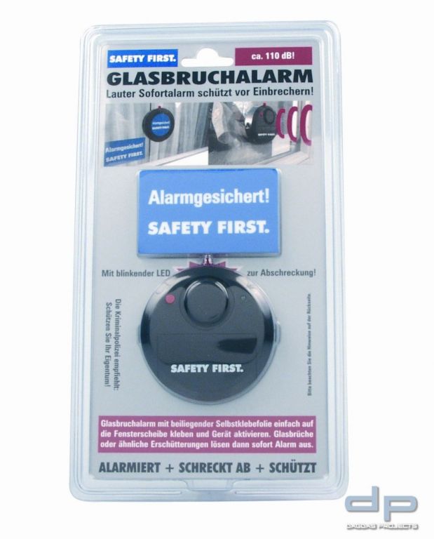 Glasbruchalarm schwarz oder weiß