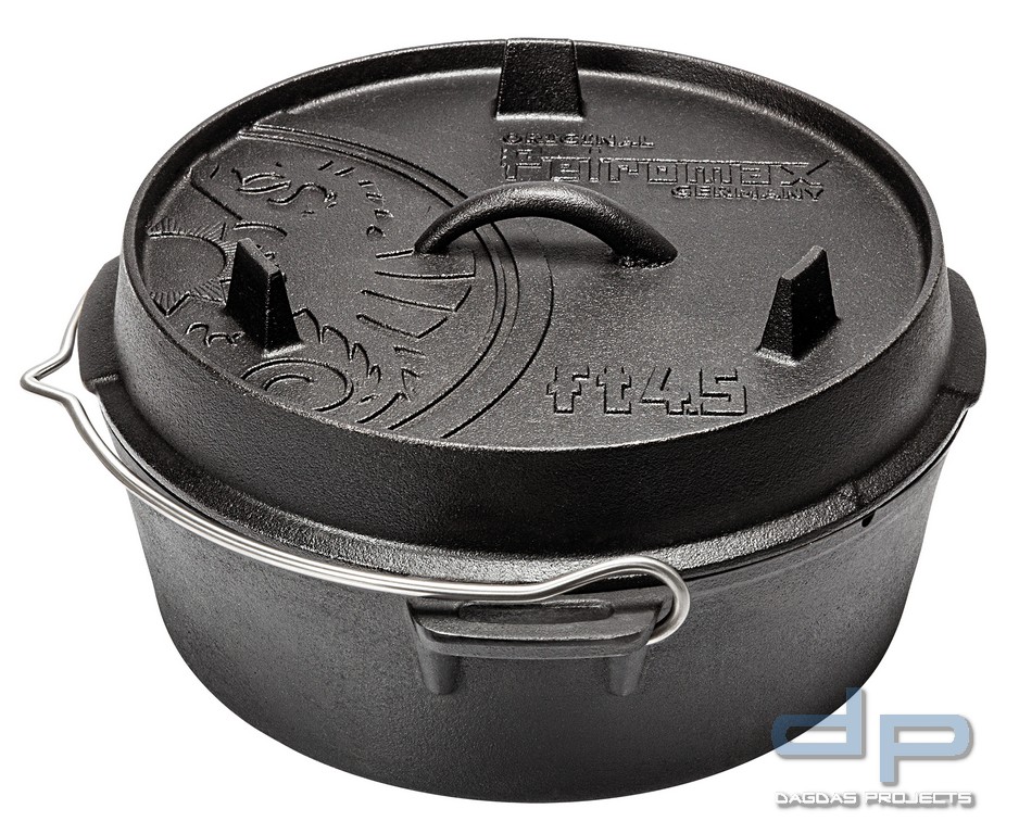 PETROMAX FEUERTOPF DUTCH OVEN FT4.5 (OHNE FÜSSE)