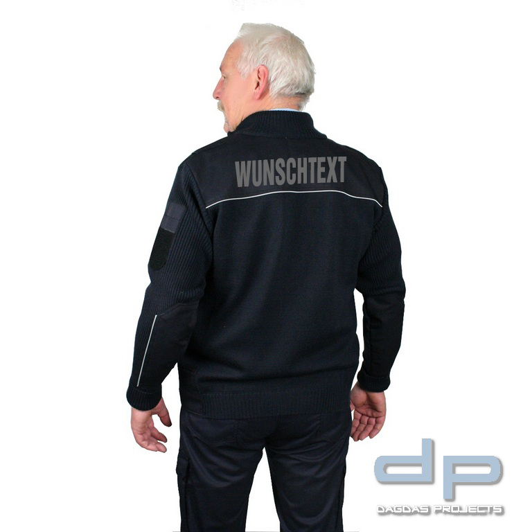 ETZEL® STRICKJACKE MODELL SÜD mit Aufdruck nach Wunsch auf Brust und Rücken