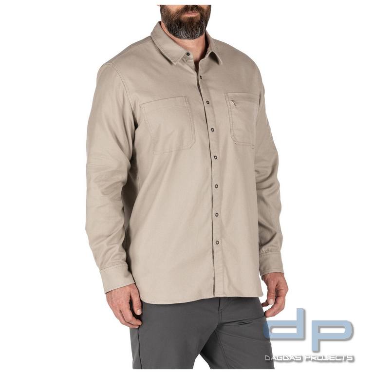 5.11 HAWTHORN L/S SHIRT Farbe: Khaki Größe Large