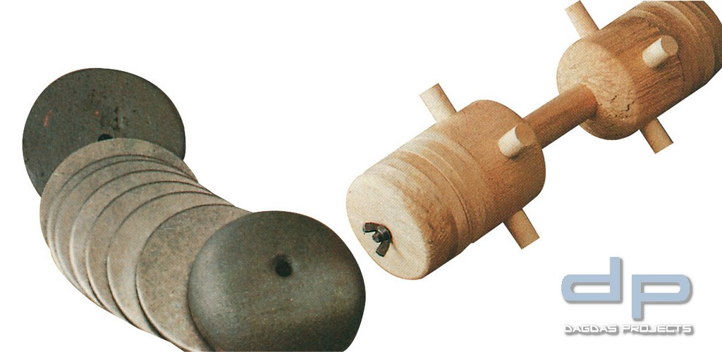 Eisenscheiben für Apportierbock