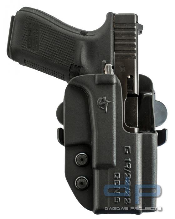 Comp-Tac Kydex Holster "International" schwarz, für HK Pistolen Mod. P30L + HK45 Full Size, rechts