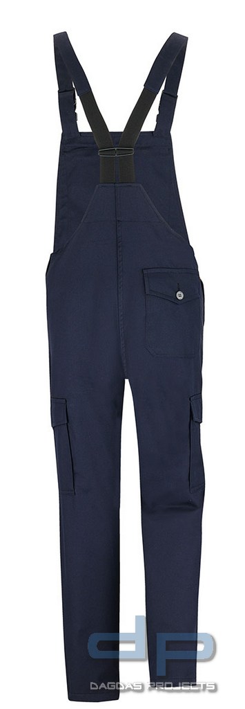 Latzhose HuPF Teil 2 dunkelblau ohne Reflexstreifen 100% Baumwolle