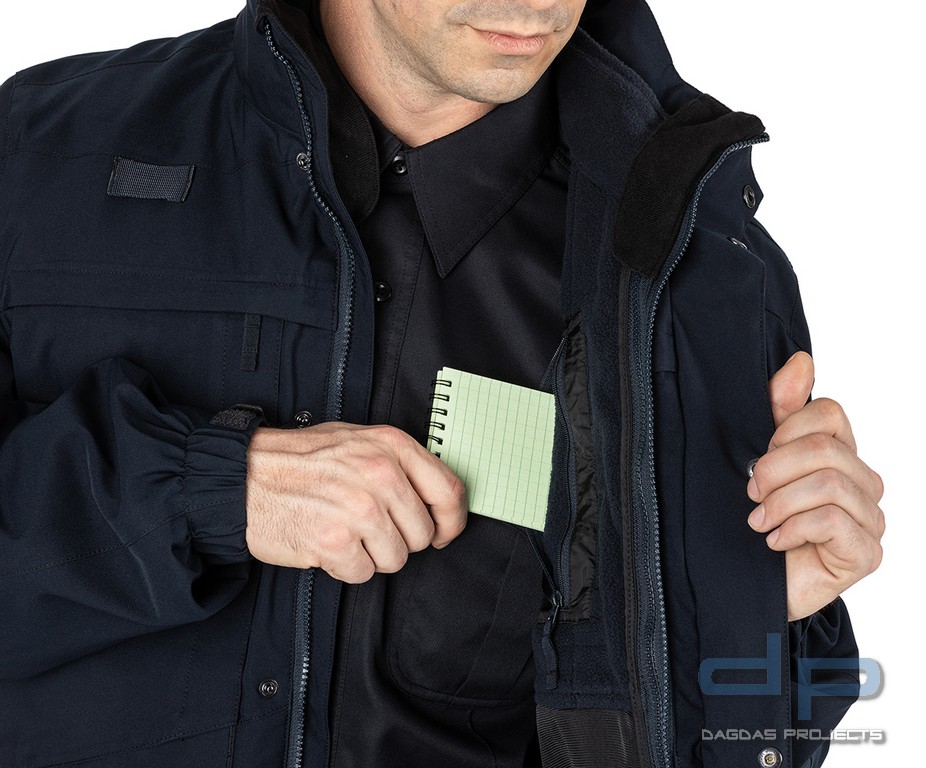 5.11 TACTICAL 3-IN-1 PARKA 2.0 in versch. Farben mit Wunschtext auf Brust und Rücken oder Panel