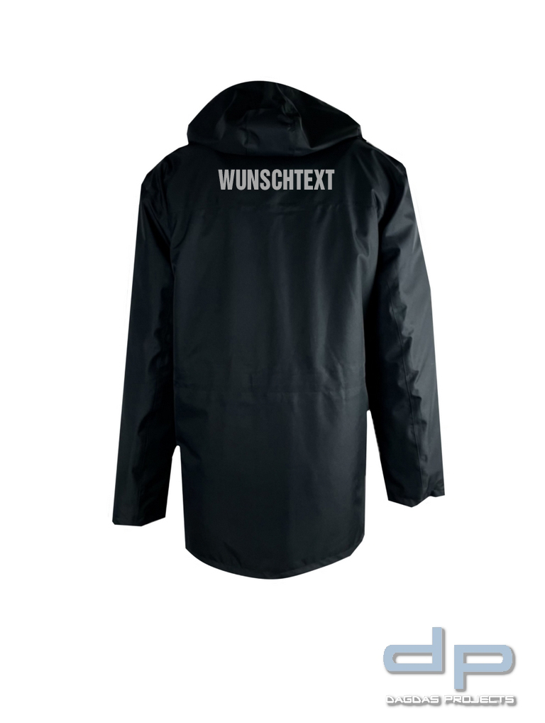 Wetterschutzparka K2 mit Aufdruck nach Wunsch in reflex silber