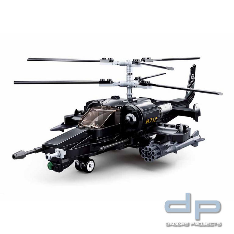 Sluban Combat helicopter M38-B0752 #16167