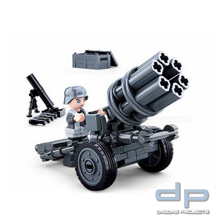 Sluban German Army Rocket gun M38-B0680A #16132