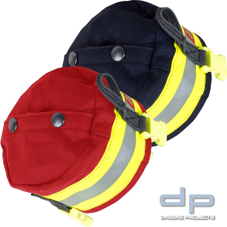 Ersatzkappe für Leinenbeutel mit PA-Befestigung, Material rtx® 950 in Navy und Rot