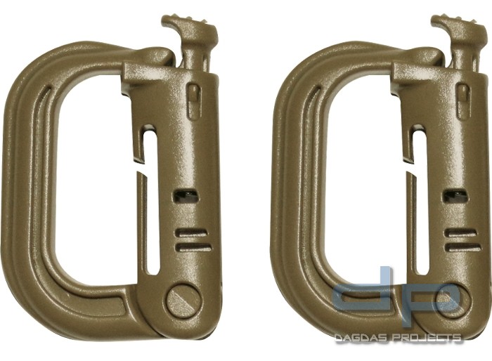 Viper V-Locks ABS D-Ringe 2er Pack verschiedene Farben