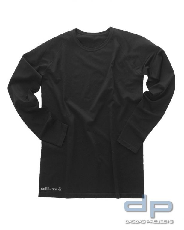 Sports Langarmshirt-Schwarz