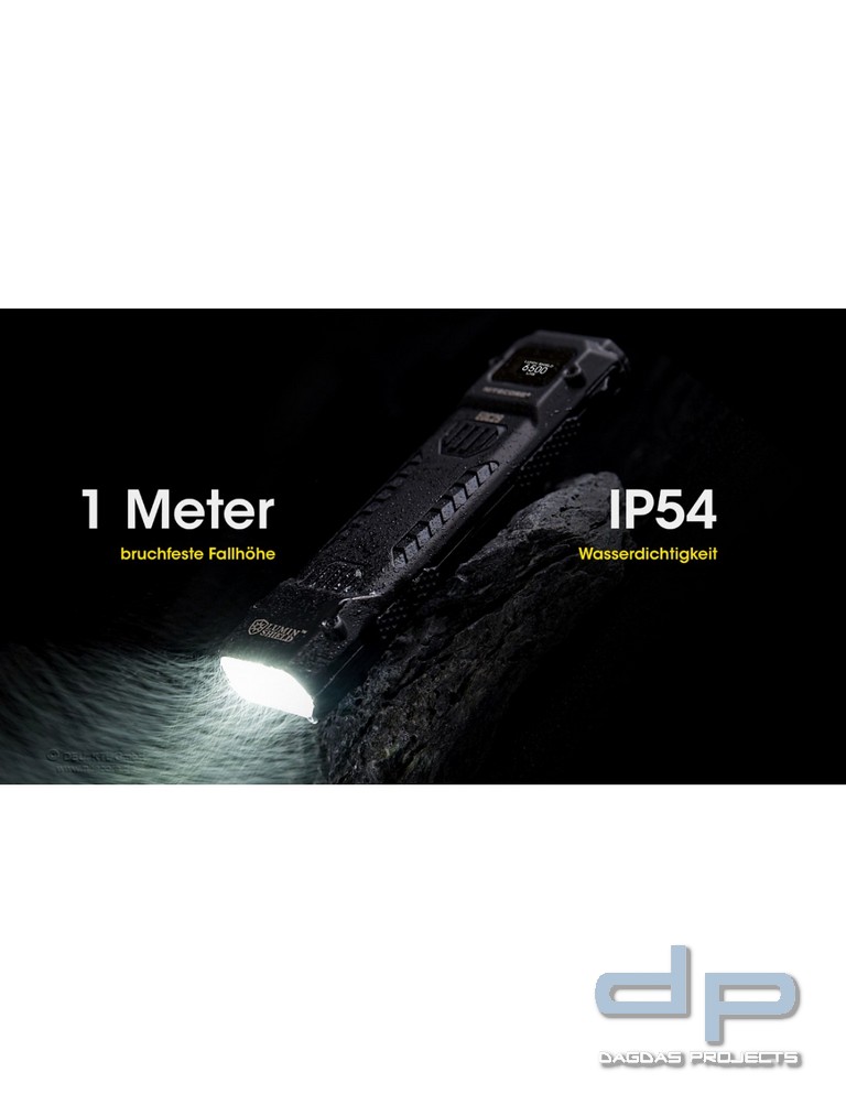 NiteCore® EDC29 Taschenlampe - Luminblade - integr. Akku