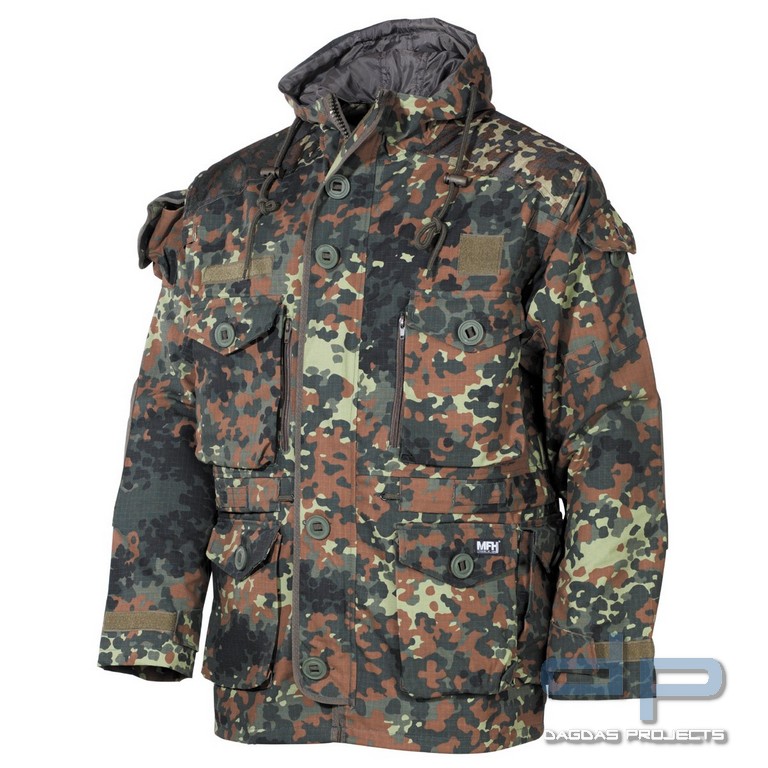 Kommandojacke, "Smock", Rip Stop, flecktarn
