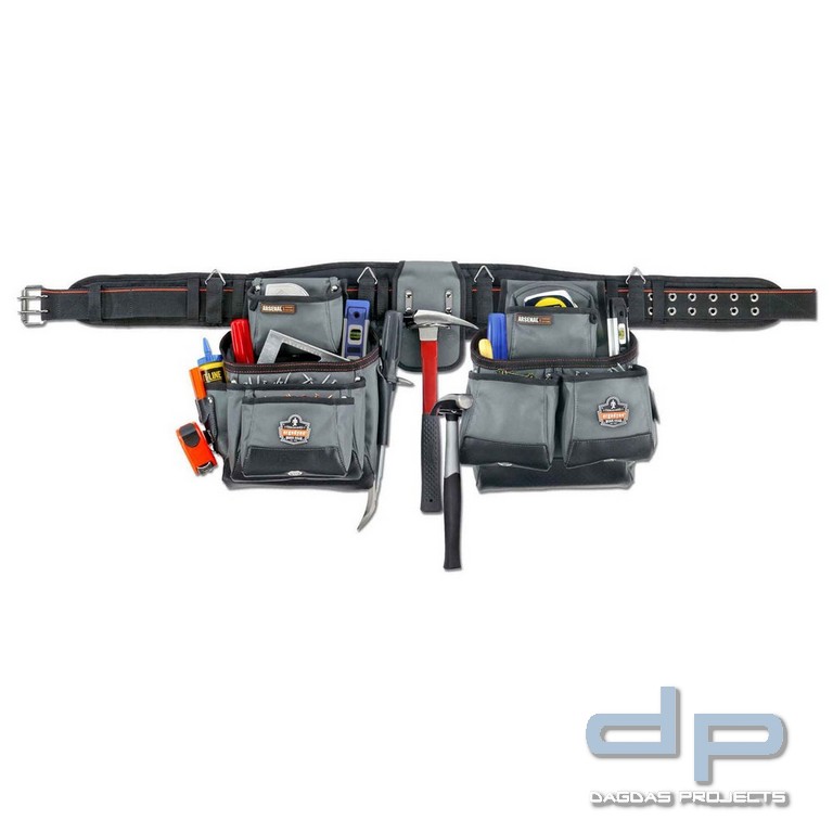 Ergodyne Werkzeuggürtel mit 28 Taschen, Arsenal 5500