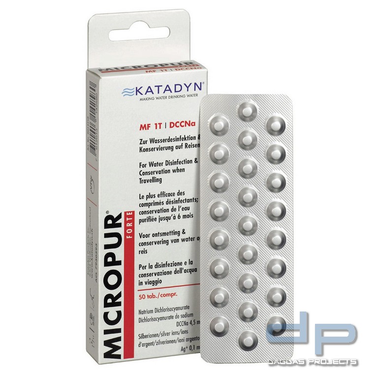 Katadyn, "Micropur Forte MF 1T", 50 Tabletten