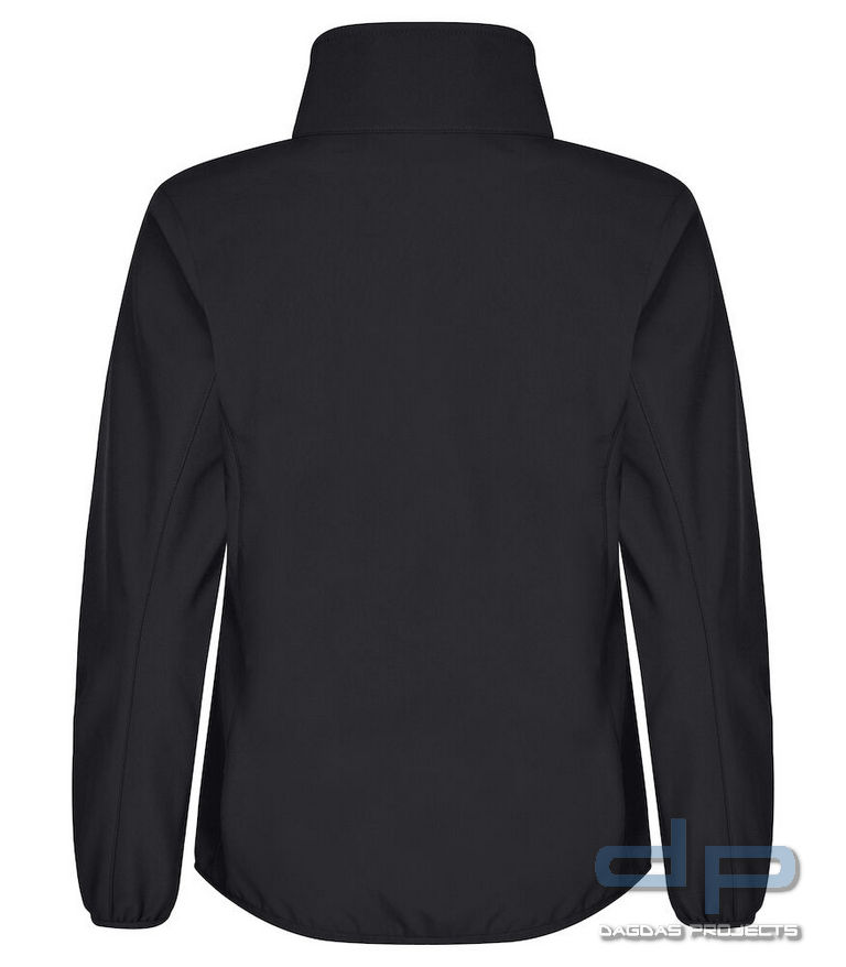 Behörden Classic Softshell Jacket Lady in verschiedenen Farben mit Aufdruck nach Wunsch auf Brust un