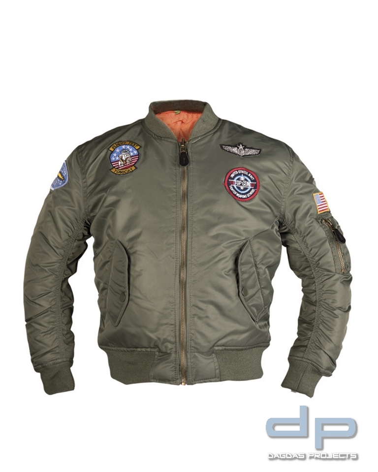 FLIEGERJACKE MA1® KIDS M.ABZ. OLIV