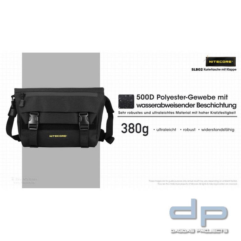 NiteCore® Umhängetasche - Sling Bag SLB02 - (2 Liter)