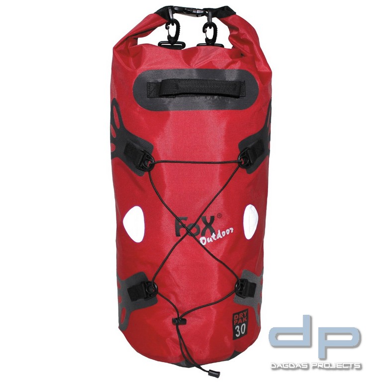 Transportbeutel, "DRY PAK 30", rot, wasserdicht