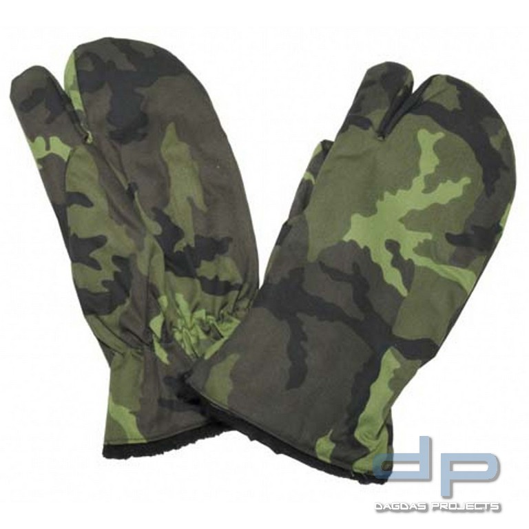 CZ Winterhandschuhe, 3 Finger, Typ 95 CZ tarn, neuwertig VPE 10