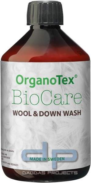 ORGANOTEX BIOCARE WOOL & DOWN WASH 500ML (ÖKOLOGISCHES WOLL-WASCHMITTEL)