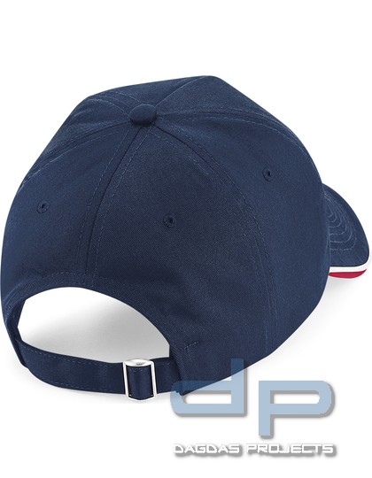 Authentic 5 Panel Cap - Piped Peak in verschiedenen Farben