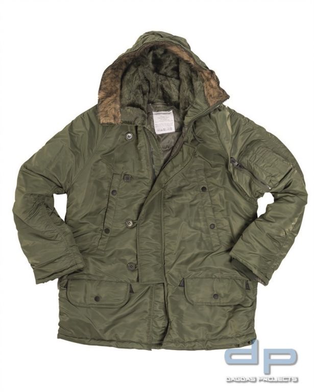 US FLIEGERPARKA N3B BASIC OLIV