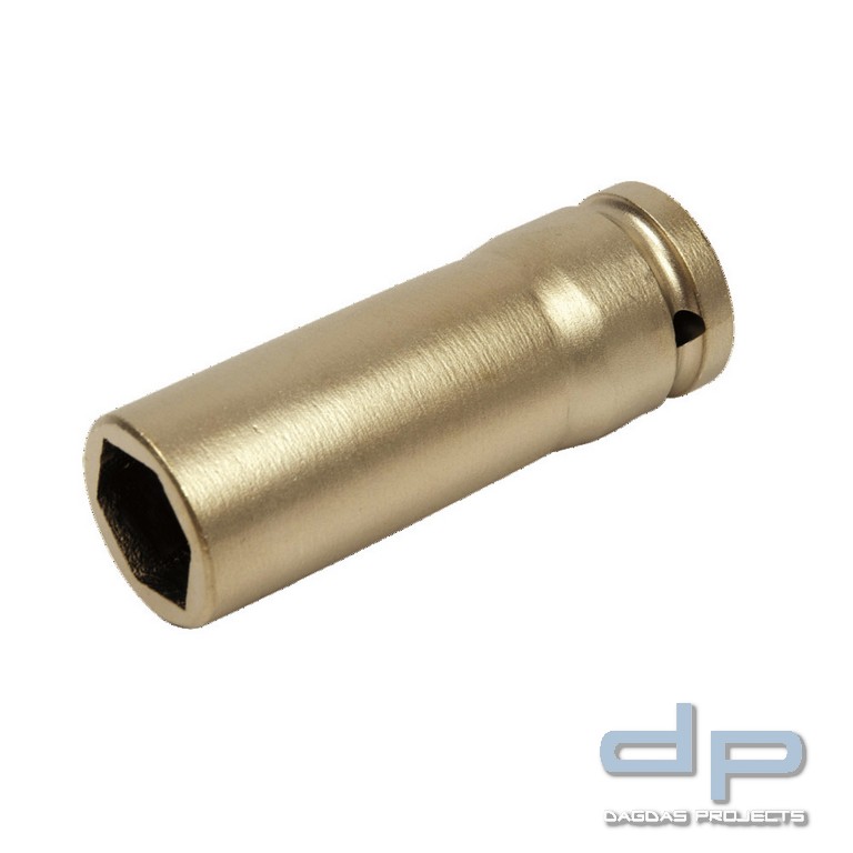 Steckschlüsseleinsatz für Schlagschrauber funkenfrei, 1.1/2″, lang, 120 mm