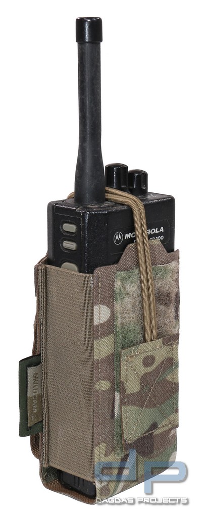 WAS Laser Cut Adjustable Radio Pouch Multicam