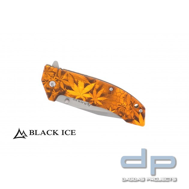 BLACK ICE Einhandmesser Ace Orange