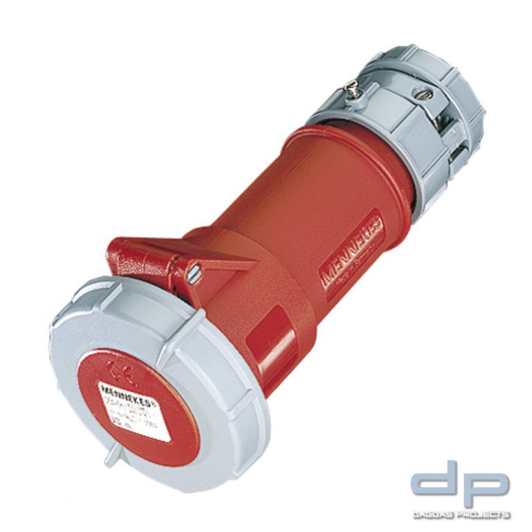 Mennekes CEE Kupplung PowerTop, IP67, rot/grau